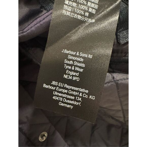 Barbour Barbour Heritage Liddesdale Quilted Jacket (Navy) Men's Clothing XL - Picture 11 of 12